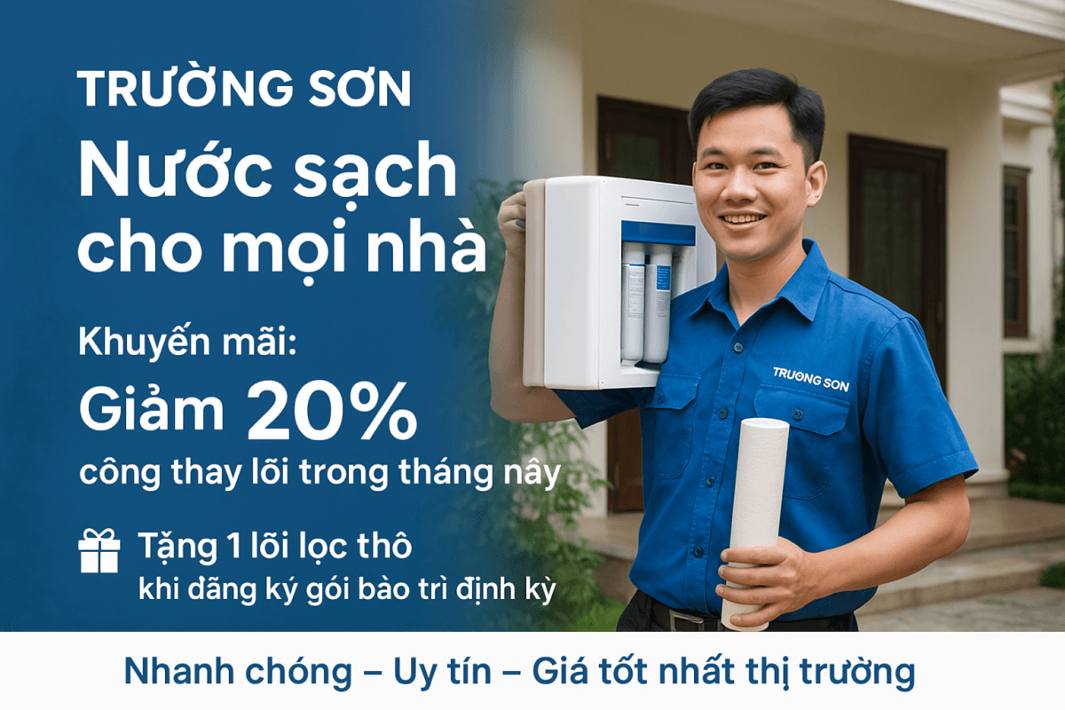 Sửa máy lọc nước tại Lộc An Long Thành Biên Hòa